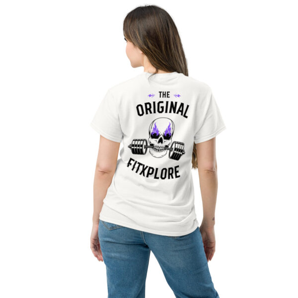 burning-skull-Tshirt – Bild 3